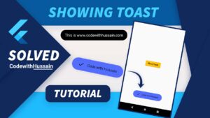 Create Flutter Toast Message