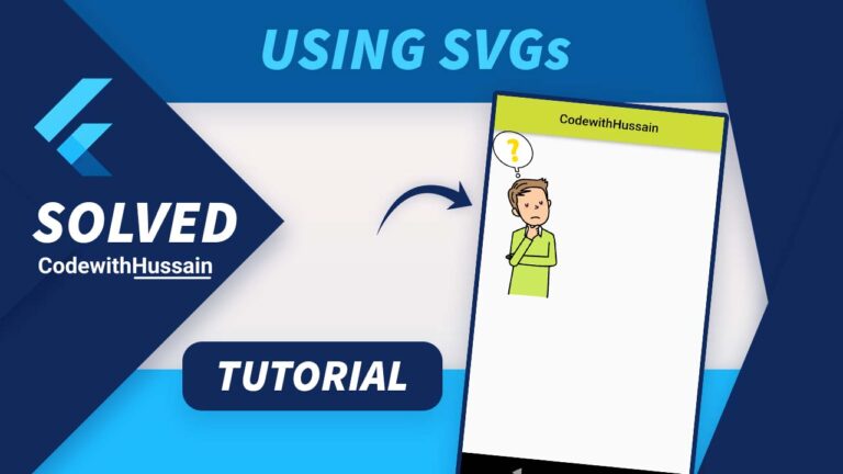 How to use SVG files in Flutter