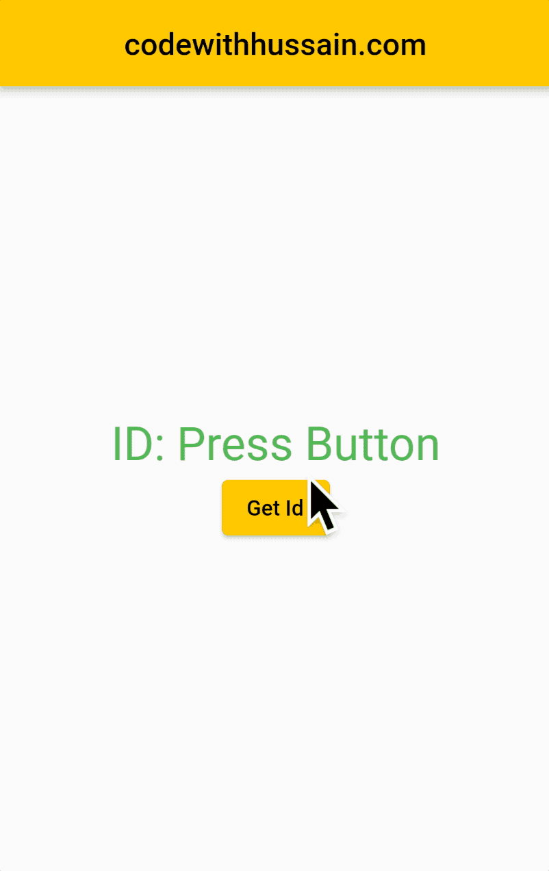 Easy Method to get Device Id in Flutter