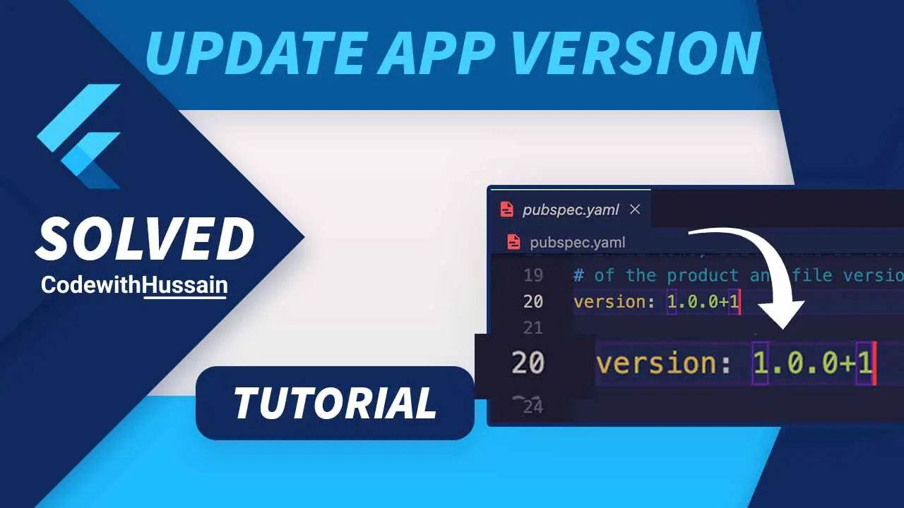 Flutter Update App Version